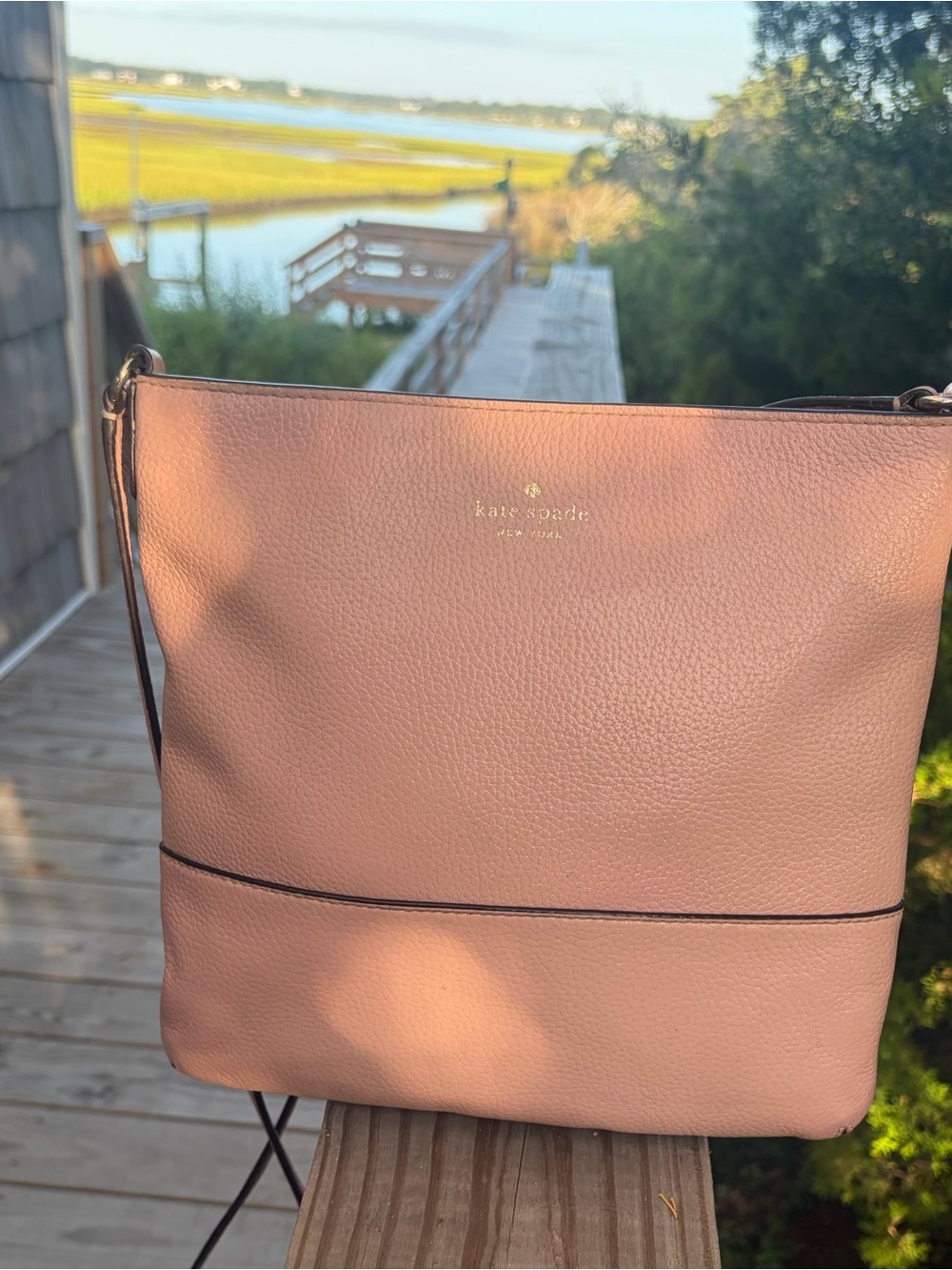 Kate Spade ♠️ Pebbled Leather Crossbody Bag